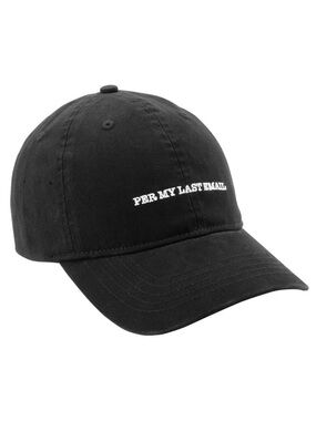 Time and Tru Women’s “Per My Last Email” Embroidered Cotton Baseball Hat NWT